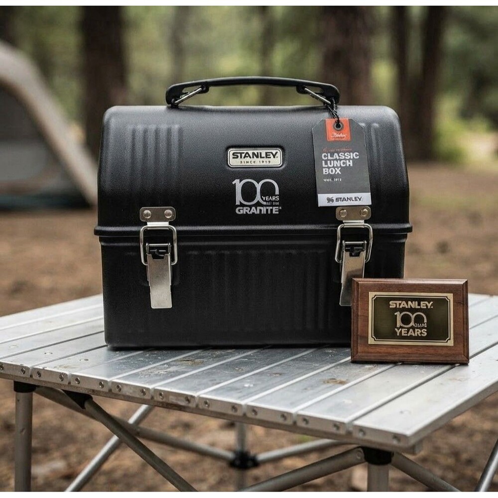 Stanley 100th Anniversary Lunch Box 10QT - Limited Edition Granite Black (BNWT